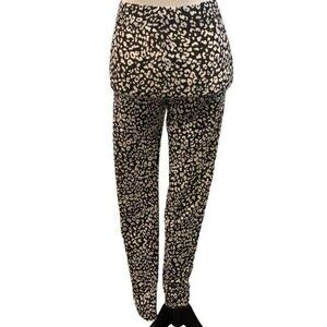 Old Navy Womens High Waisted Printed Ankle Leggings Size XS/TP Black White